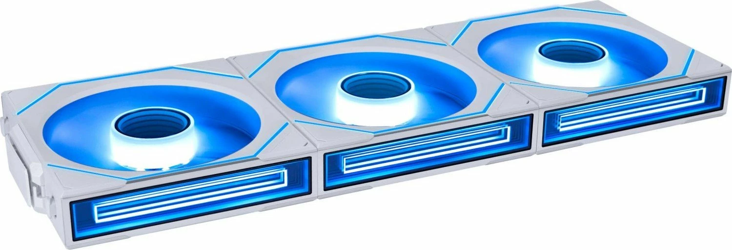 Ventilator PC Lian Li UNI FAN SL-INF120 ARGB Wireless Reverse Blade 120mm PWM 12RSLIN1W3W, set 3 copë, i bardhë