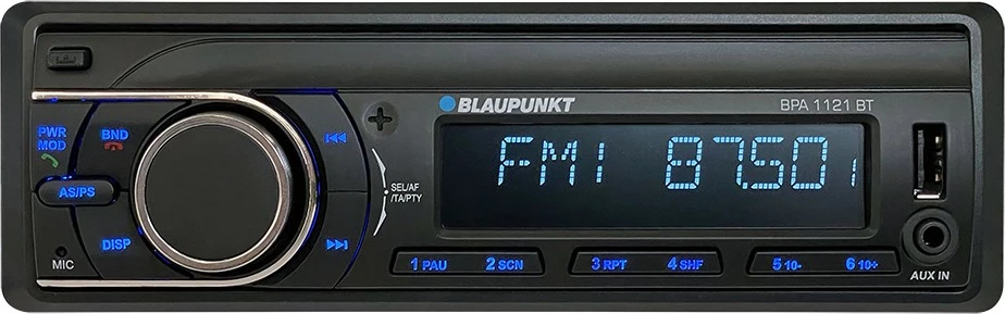 Radio veture Blaupunkt BPA1121BT me Bluetooth, FM, AUX, USB, e zezë
