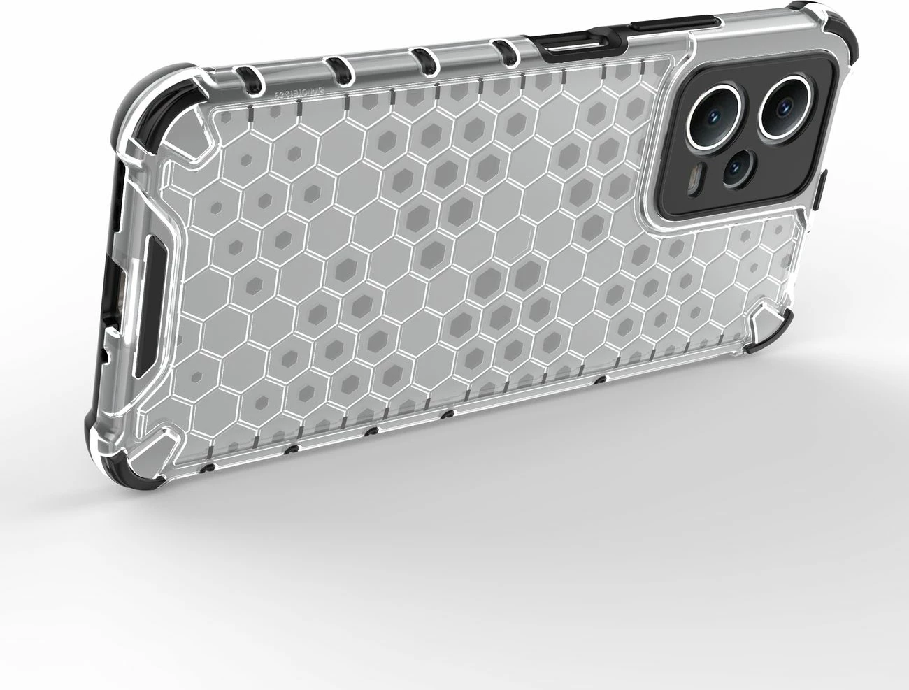 Mbështjellës Hurtel Honeycomb për Xiaomi Redmi Note 12 5G / Poco X5 5G, i zi