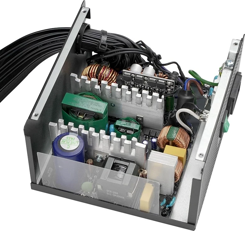 Furnizues i Energjisë DeepCool PK750D, 750 W, 20+4 pin ATX, i Zi