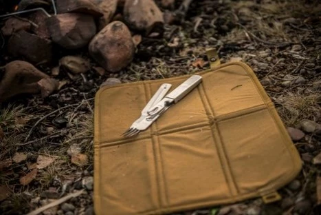 Set për kamping Helikon, 4 elemente, Inox, Argjendtë