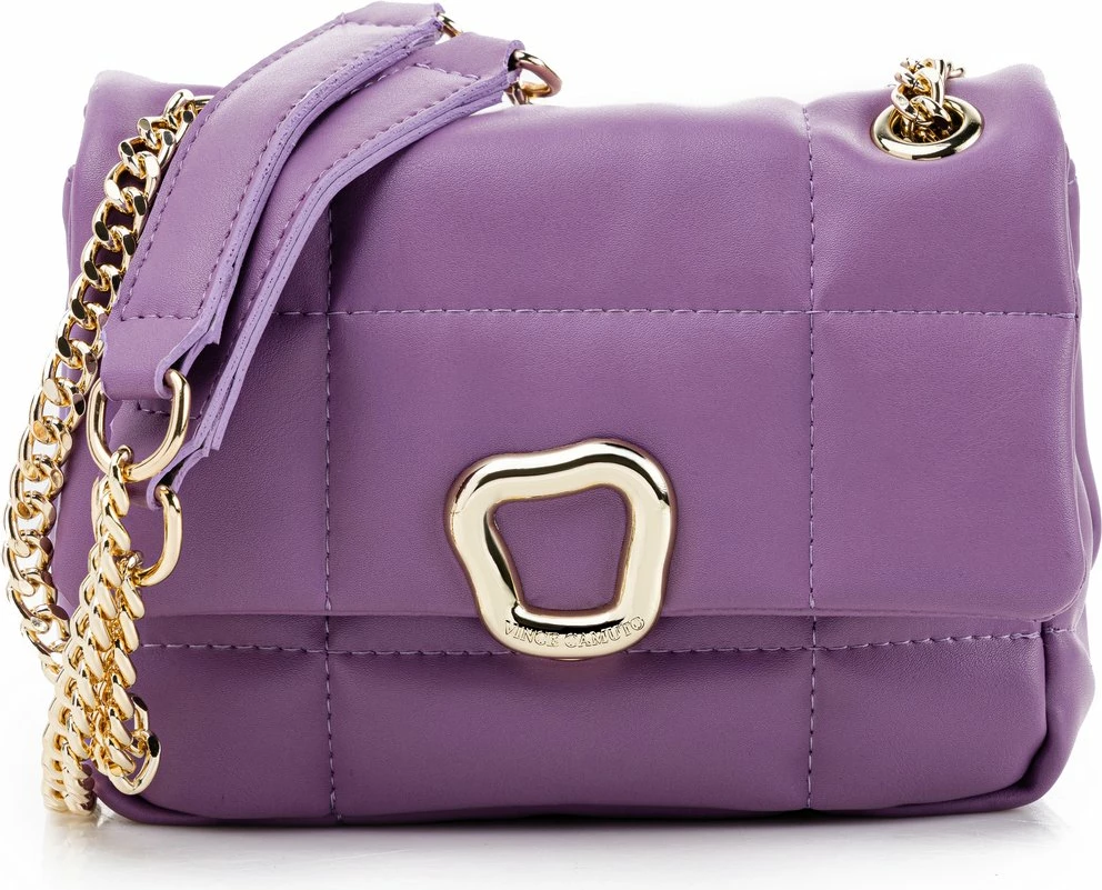 Çantë shpatulle ngjyrë vjollcë, Vince Camuto, Bologna