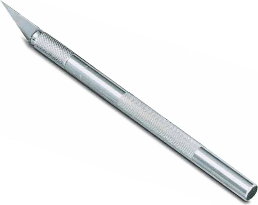 Thikë hobi Stanley 0-10-401, 120 mm, metalike, argjend