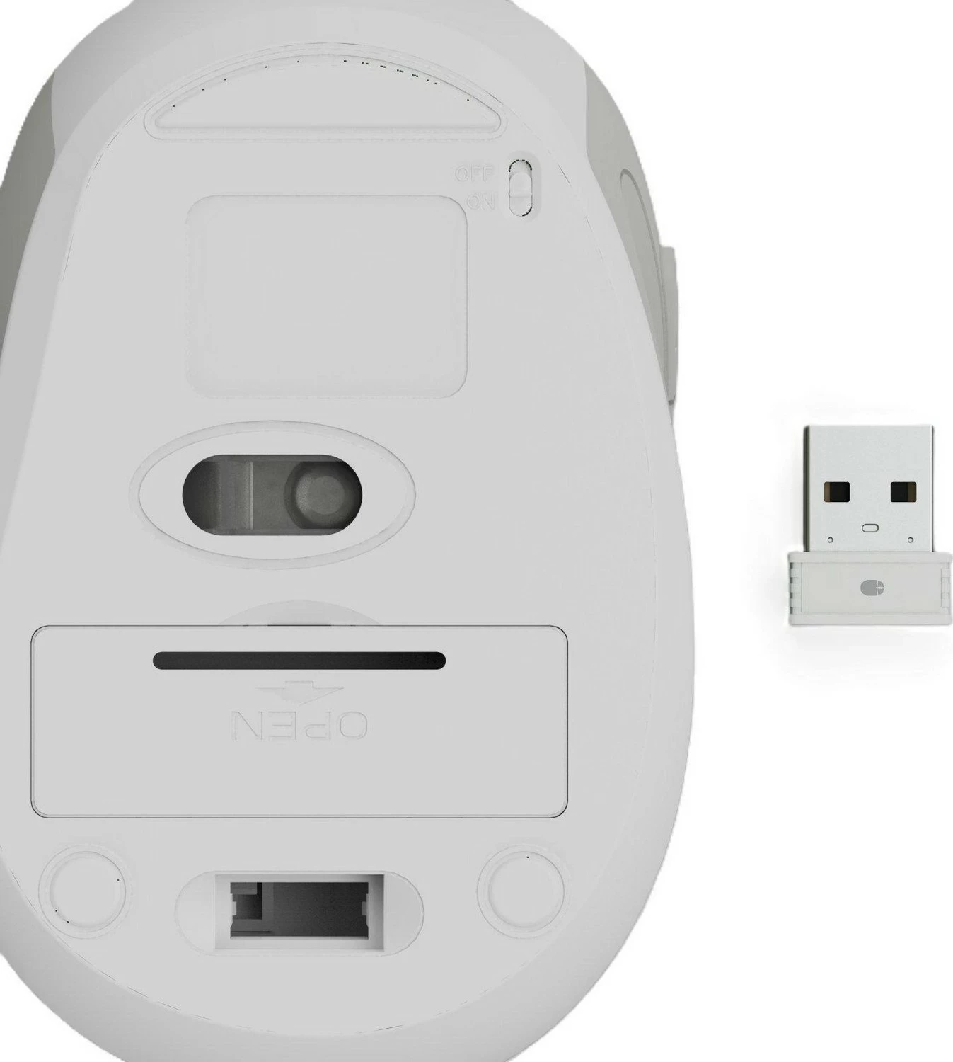 Maus Hama WM-400, wireless, 1600 DPI, 6 taste, bardhë