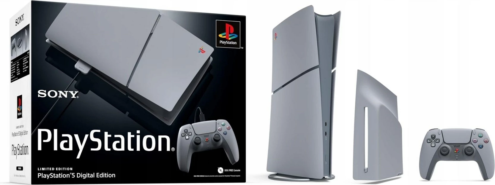 Konsolë lojërash Sony PlayStation 5 Digital Slim 30th Anniversary, Gri