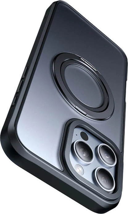 Mbështjellës Mcdodo PC-4933 për iPhone 16 Pro Max me MagSafe dhe mbajtëse, zi