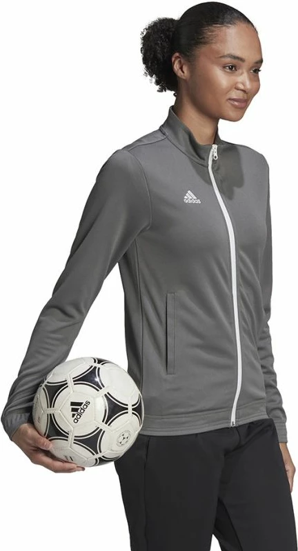 Xhaketë sportive pa kapuç adidas për femra, ngjyrë gri