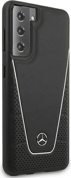 Mbështjellës Mercedes Dynamic Line për Samsung Galaxy S21, i zi