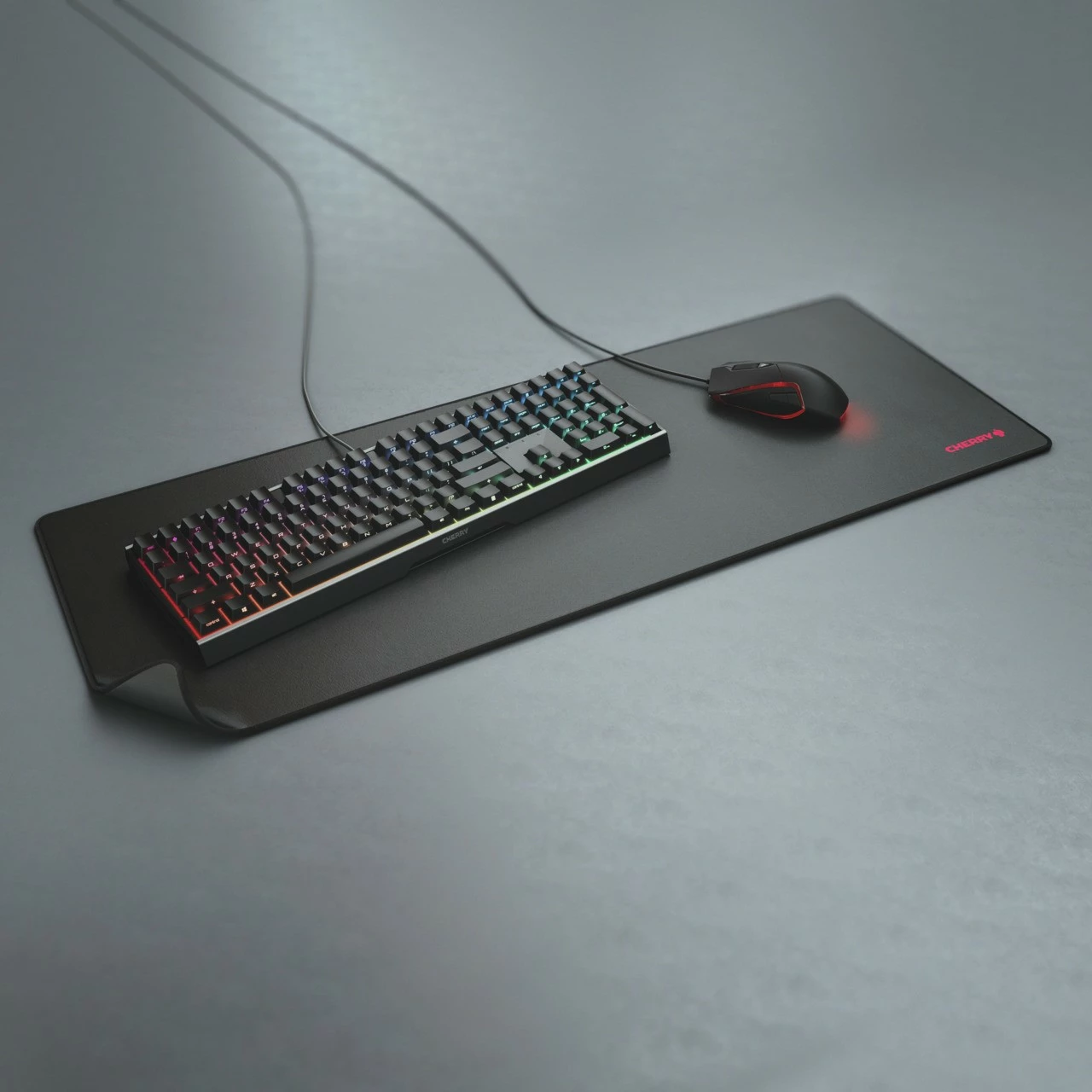 Mauspad Cherry MP 2000 PREMIUM XXL, Gaming, 800 x 350 x 5 mm, e zezë