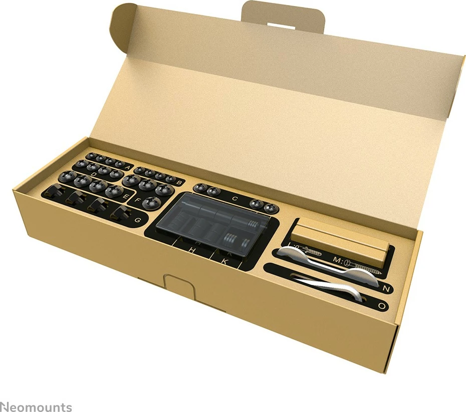 Mbajtës muri Neomounts, Newstar, për TV 43"-86", i zi