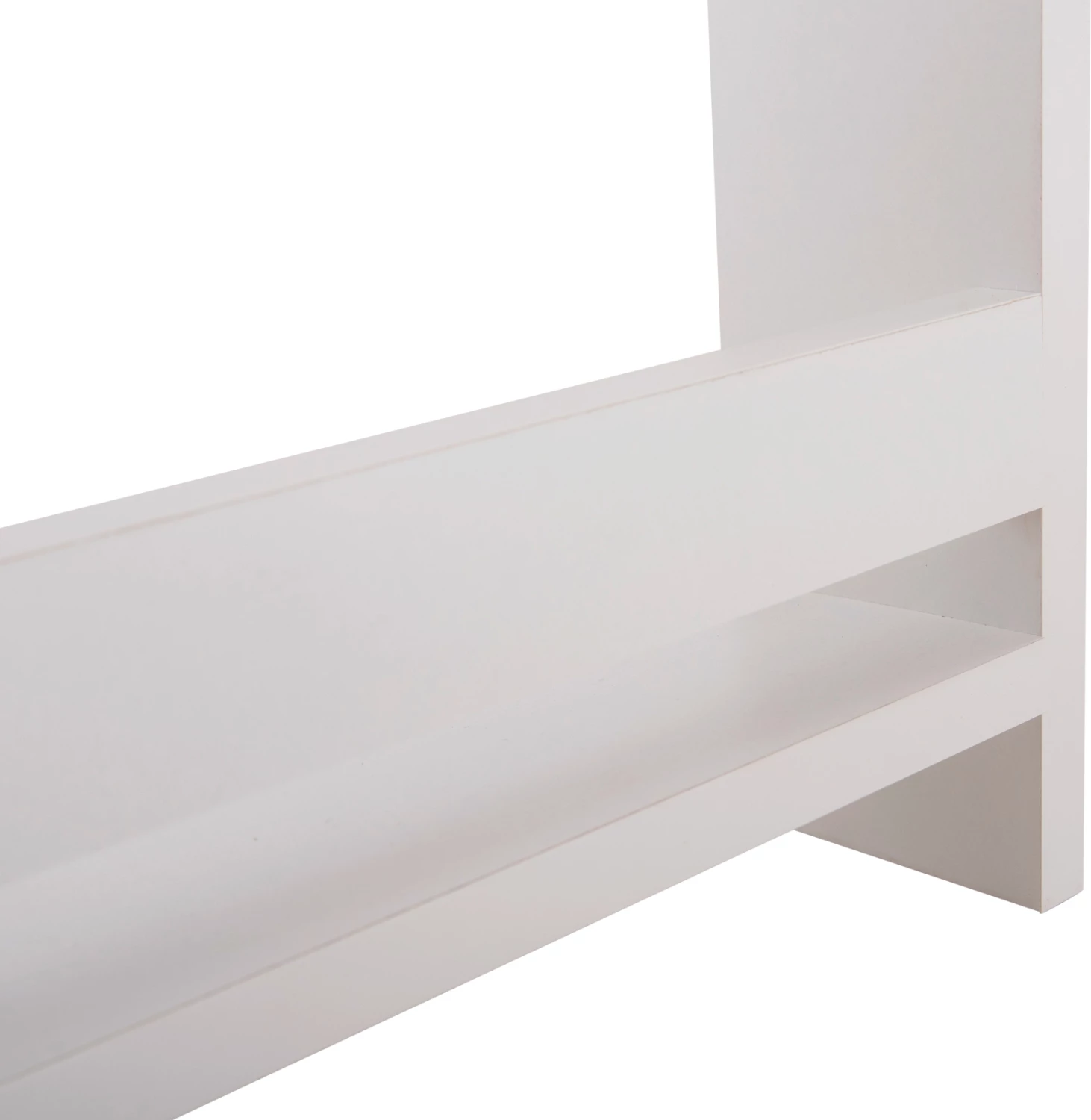 Raft muri SANI FH18223.01 melaminë, ngjyrë bardhë, 60x10x90H cm (3 rafte)