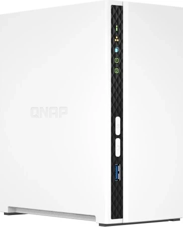 NAS Qnap TS-233, 2GB RAM, 2TB Storage, Bardhë