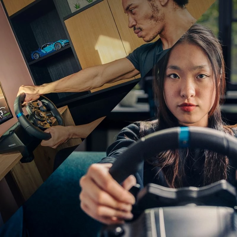 Timon lojrash Logitech për gaming, i zi