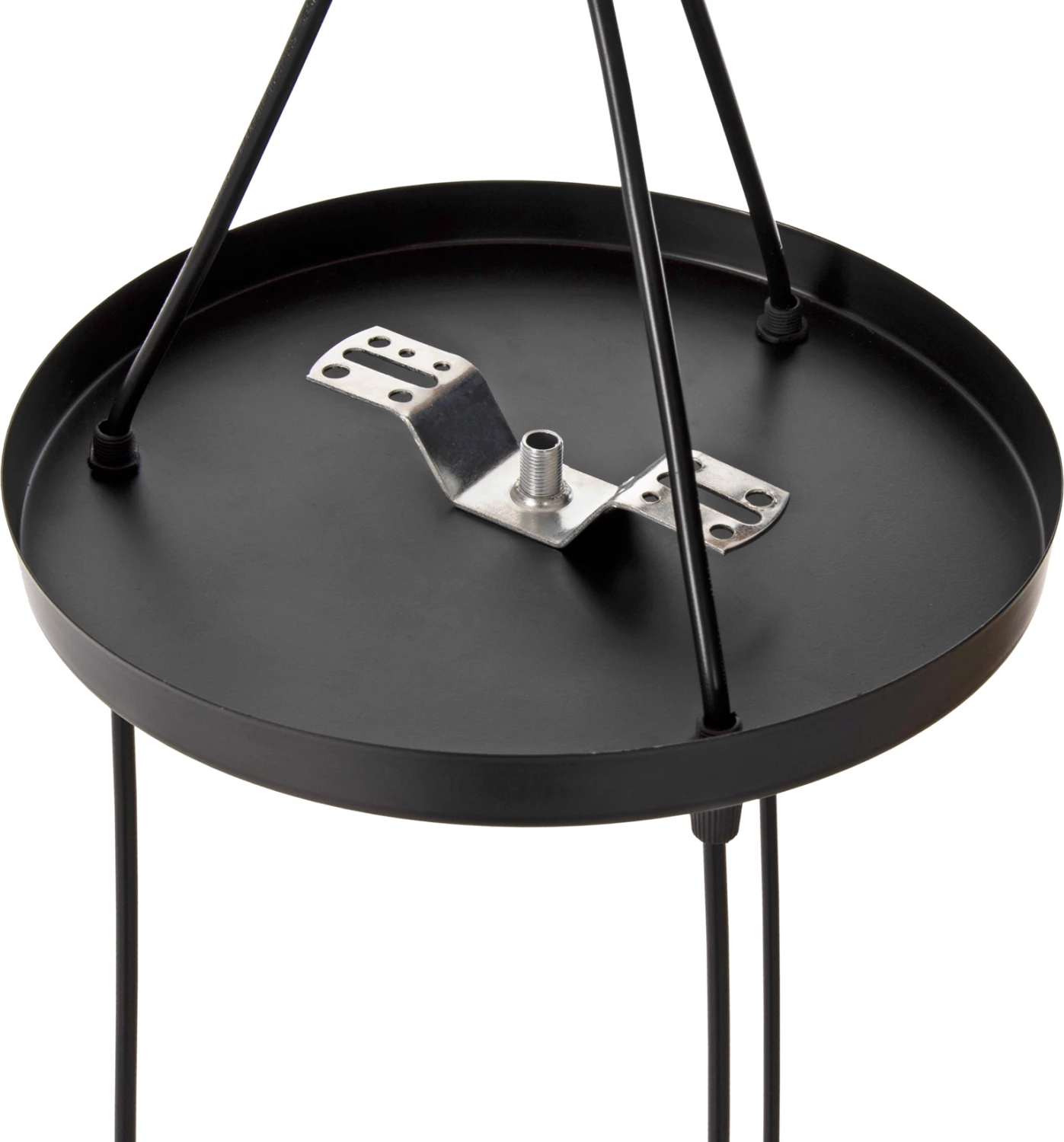 Llambë varëse tavani FH4038, 3 sfera metali, Φ23x122H cm