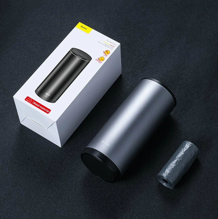 Kosh mini për mbeturina Baseus CRLJT-01, për veturë, i zi