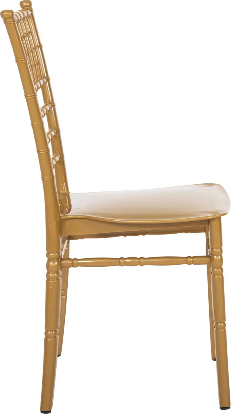 Karrige për catering polipropileni TIFFANY e re FH8058.05 ngjyrë ari 41.2x49.7x89Hcm