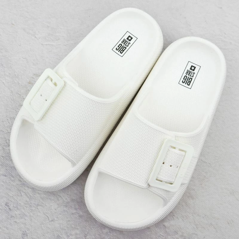 Flip-flopa për femra Big Star, të bardha