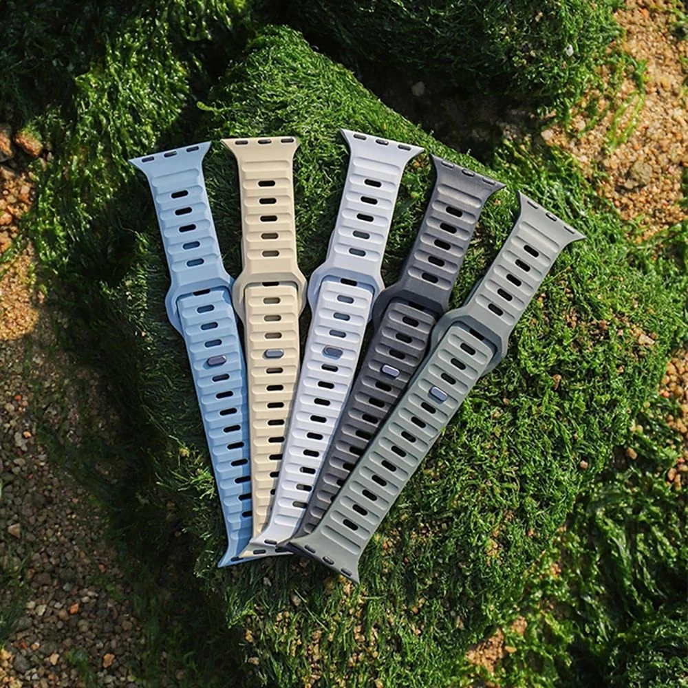 Rrip për Apple Watch Tech-Protect IconBand Line, TPU, Bezhe, 42/44/45/49 mm