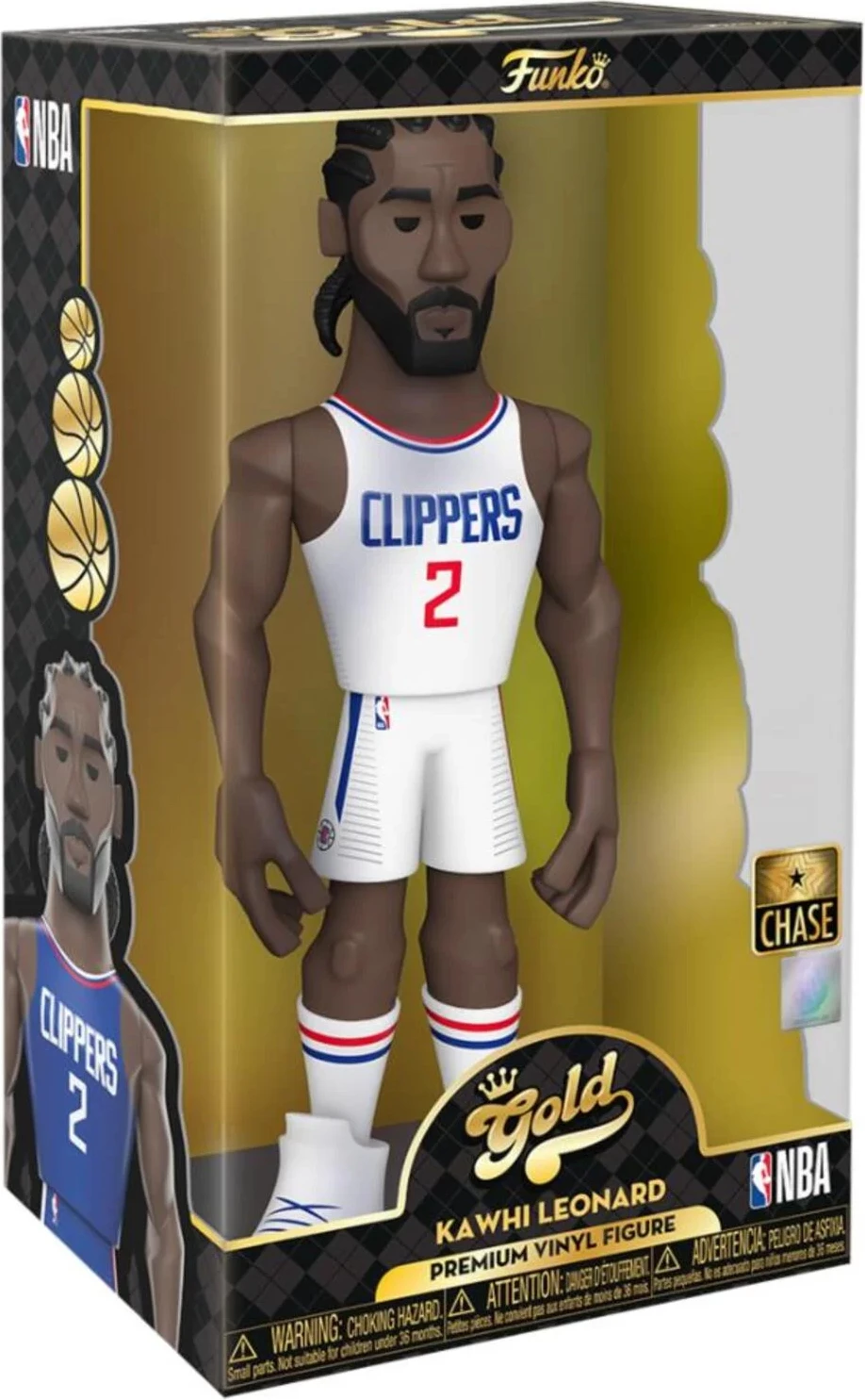 Figurë vinyl Funko Gold NBA Clippers Kawhi Leonard 12" (Chase i rastësishëm)