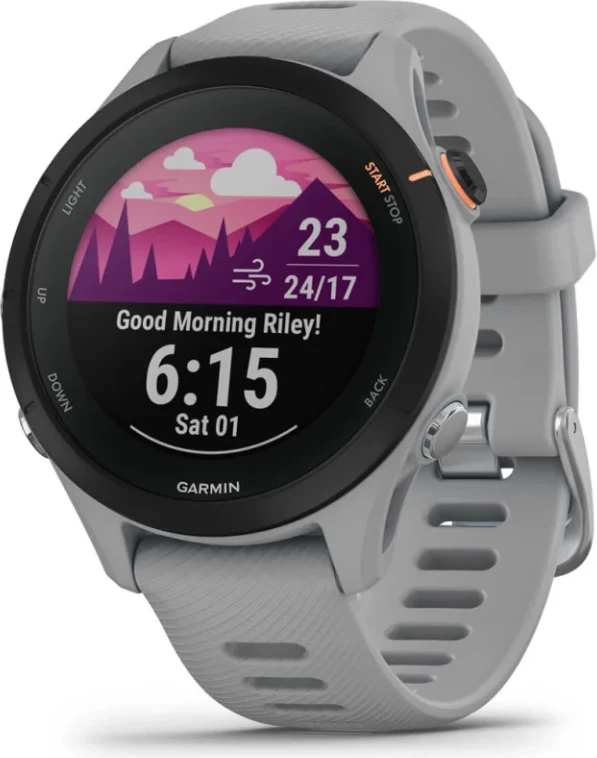 Smartwatch Garmin Forerunner® 255S Music, Powder Grey, 41 mm