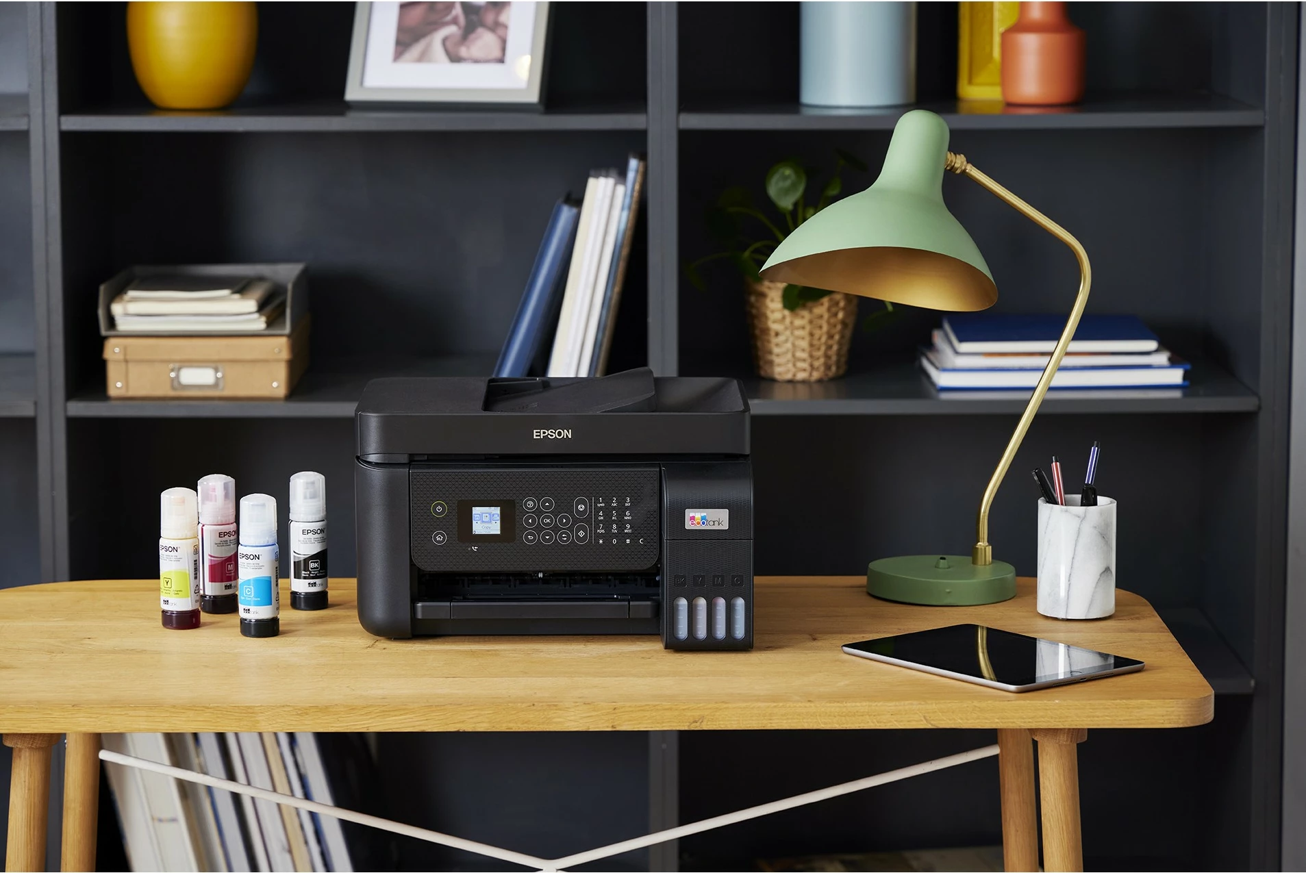 Printer multifunksional Epson EcoTank ET-4800, ngjyrë, A4, Wi-Fi, me skaner dhe faks, e zezë