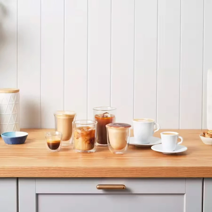 Set gotash termike DeLonghi DLSC318, 400 ml, 2 copë, transparent