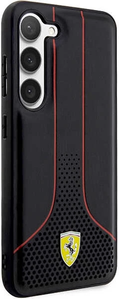 Mbështjellës Ferrari FEHCS23MPCSK për Samsung Galaxy S23+, hardcase, i zi