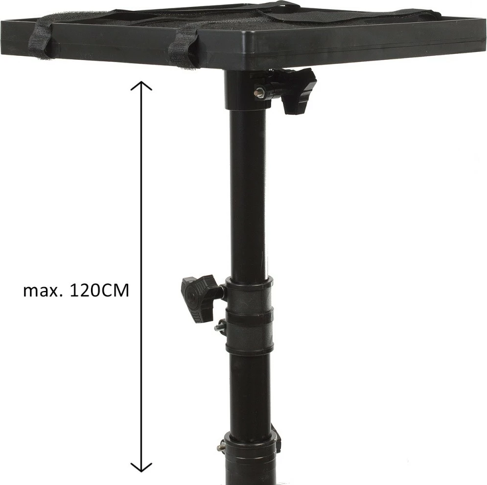 Qëndrim portativ për projektor Maclean MC-920, i rregullueshëm, 1.2m, i zi