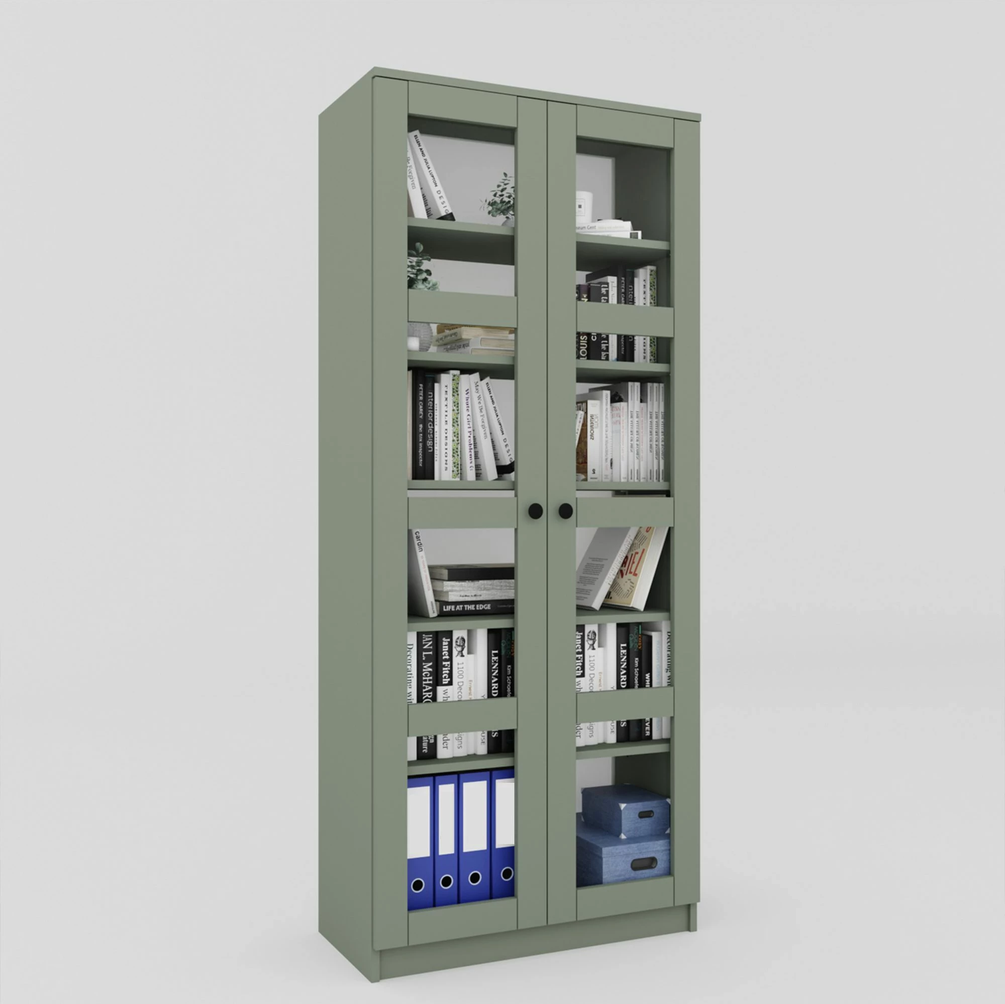 Dollap multifunksional, ngjyrë e gjelbër, Skye Decor Lucas Glass 1600-76