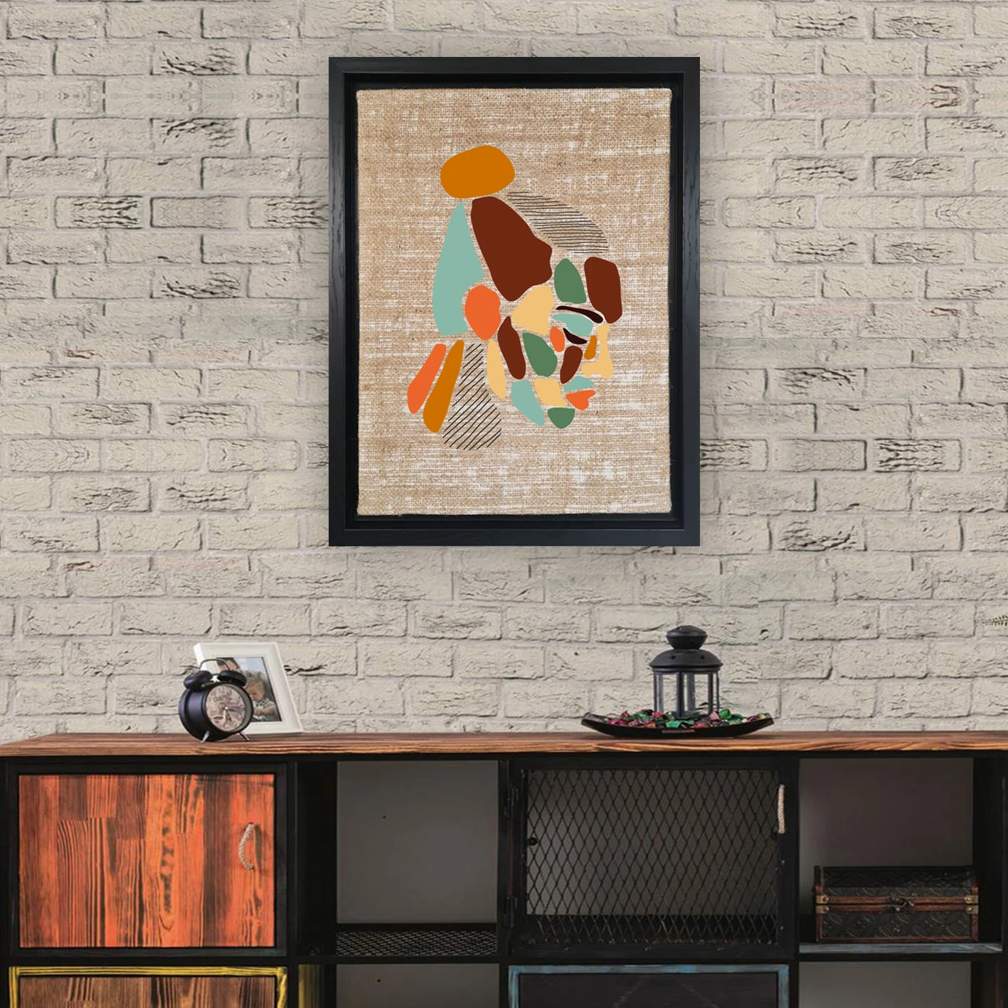 Pikturë dekorative në kanavacë, shumëngjyrëshe, Wallity LSJ41927857011 - 66x96cm