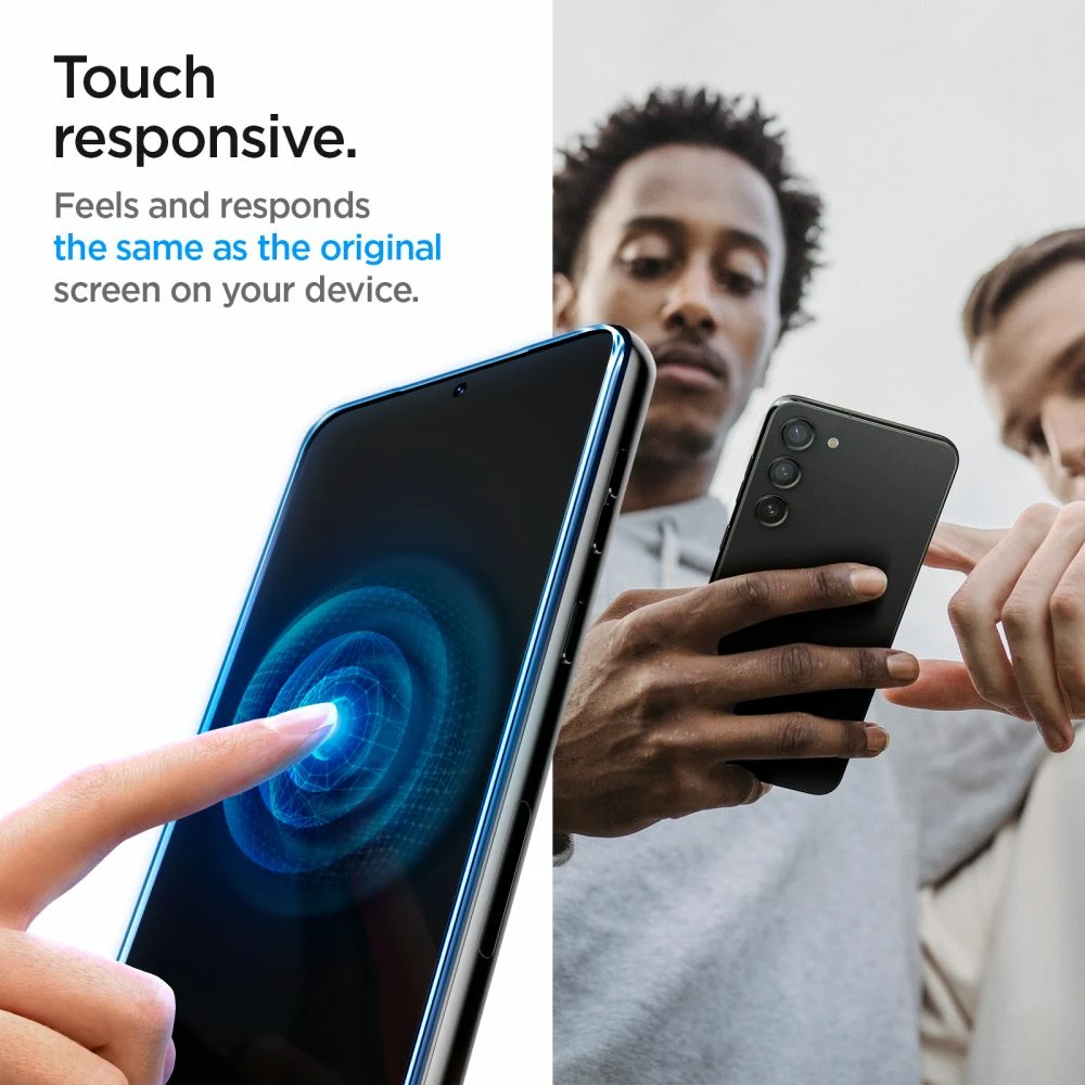 Mbrojtës ekrani xham i temperuar Spigen Glas.tR EZ Fit për Samsung Galaxy S23+, 2 copë