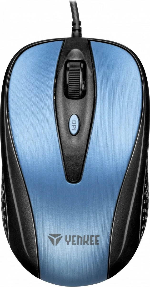 Maus me kabllo YENKEE QUITO YMS 1025BE, 4 butona, USB, Blu