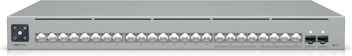 Switch Ubiquiti Pro Max 24, L3, 2.5G Ethernet (100/1000/2500), Rack mounting, 1U
