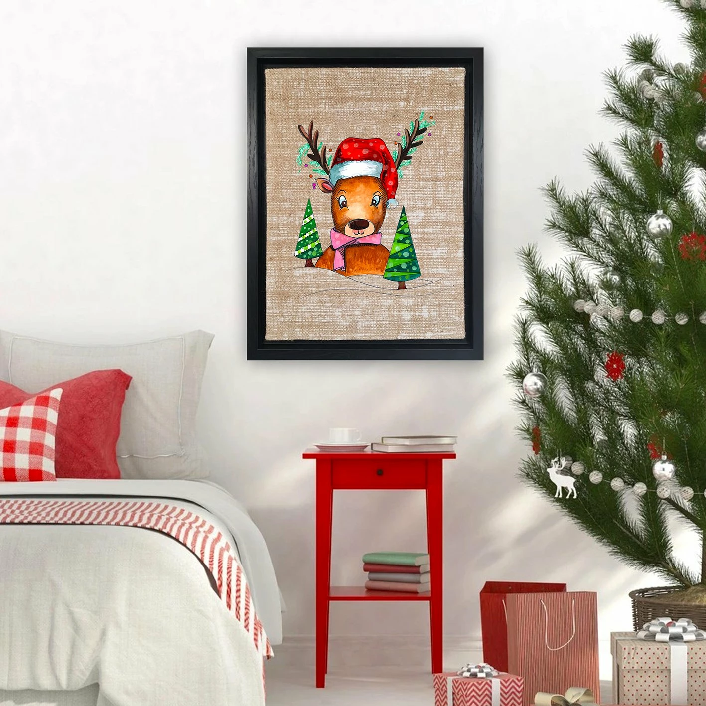 Pikturë dekorative në kanavacë me kornizë, shumëngjyrëshe, Wallity LSJ800750_6696