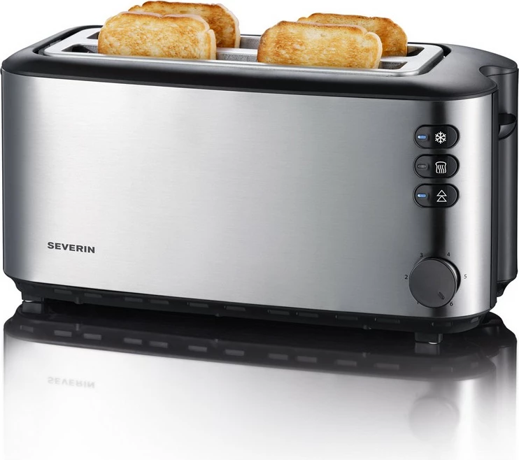 Toster Severin AT 2509, 4 feta, inox, 1400W
