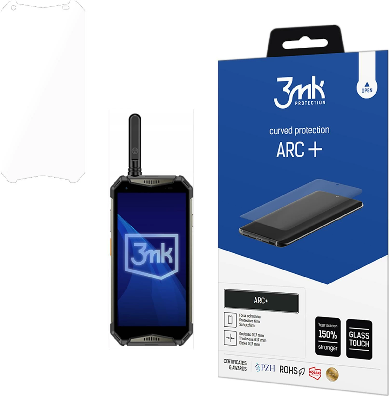Film mbrojtës për ekran, 3mk Protection ARC+, për Ulefone Armor 20WT