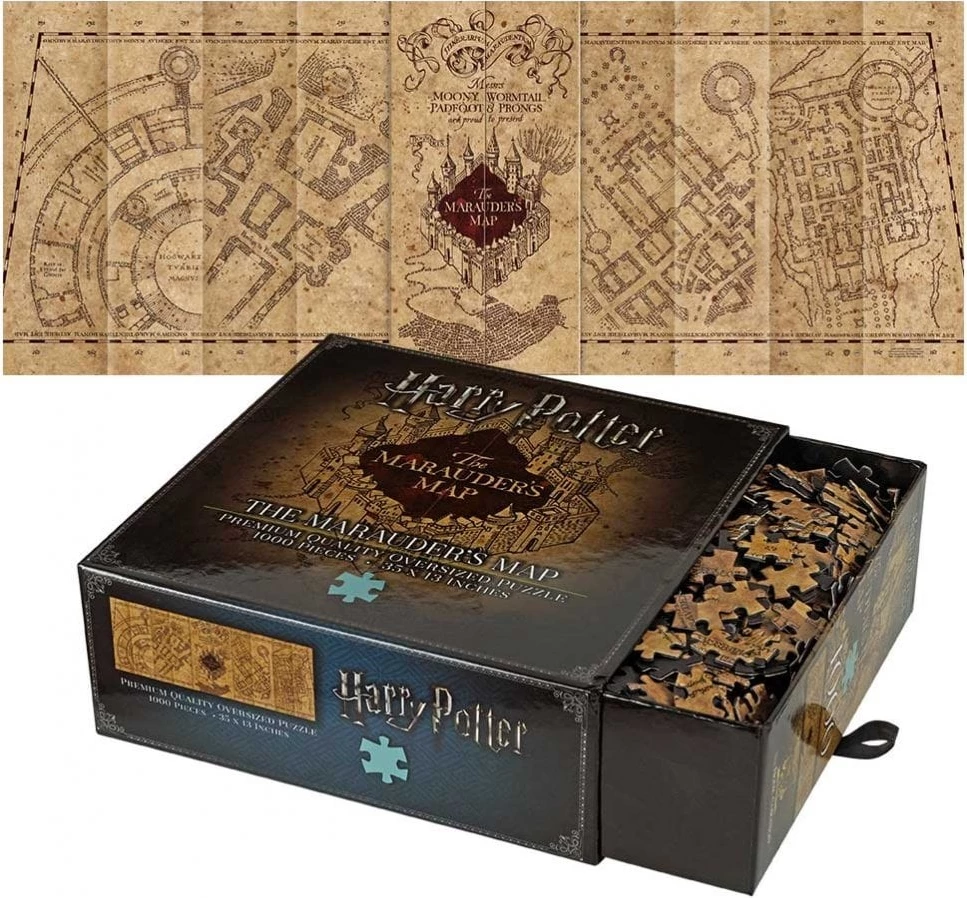 Puzzle NOBLE COLLECTION Harry Potter Marauders Map 1000 copë