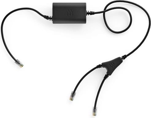 Kabllo EHS EPOS CEHS-AV 04 për kufje biznesi, e zezë