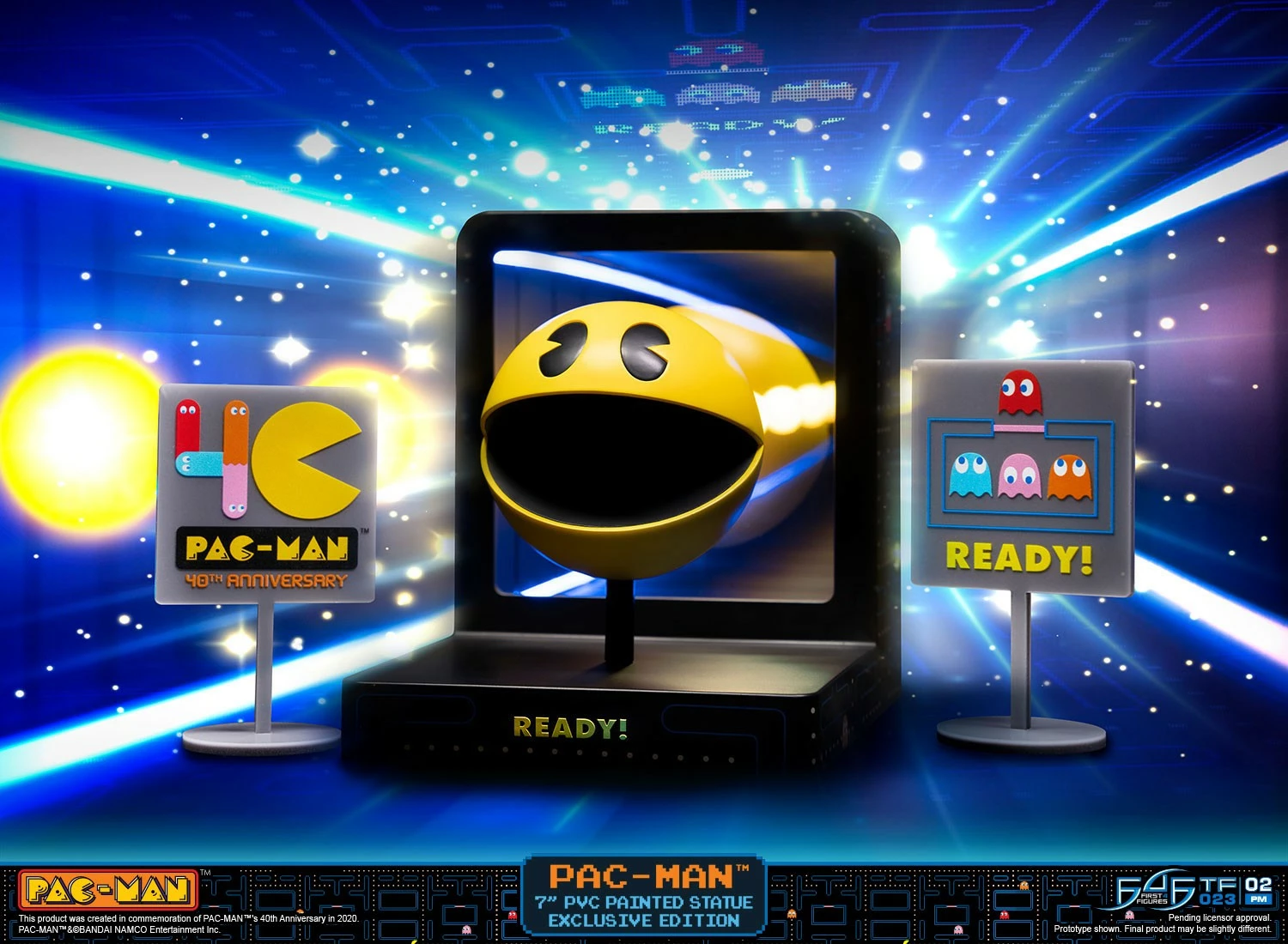 Figurinë PVC FIRST4FIGURES PAC-MAN 40th Anniversary, edicion ekskluziv