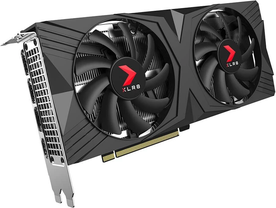 Kartelë grafike PNY GeForce RTX 4060, 8 GB GDDR6, e zezë