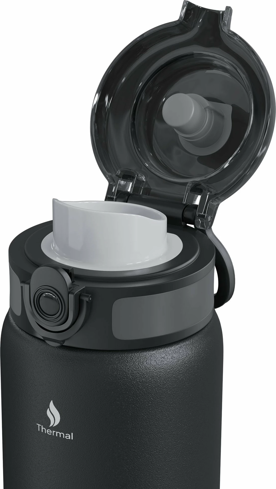 Shishe termike Zipro 500 ml çelik inox, e zezë