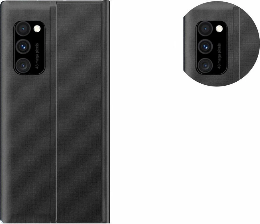 Mbështjellës Hurtel për Poco M4 Pro 5G/Redmi Note 11S 5G/Redmi Note 11T 5G, me kapak dhe qëndresë, i zi