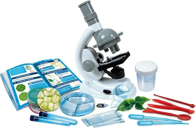 Set shkencor Clementoni Scientific Fun, mikroskop për eksperimente, për fëmijë 8+