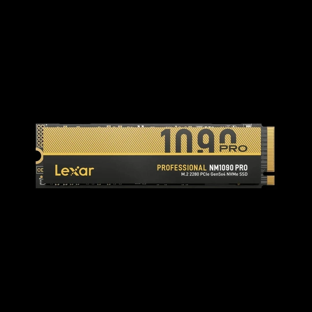 SSD Lexar NM1090 Pro 2TB, M.2, PCIe Gen5, 14000/13000 MB/s, e zezë