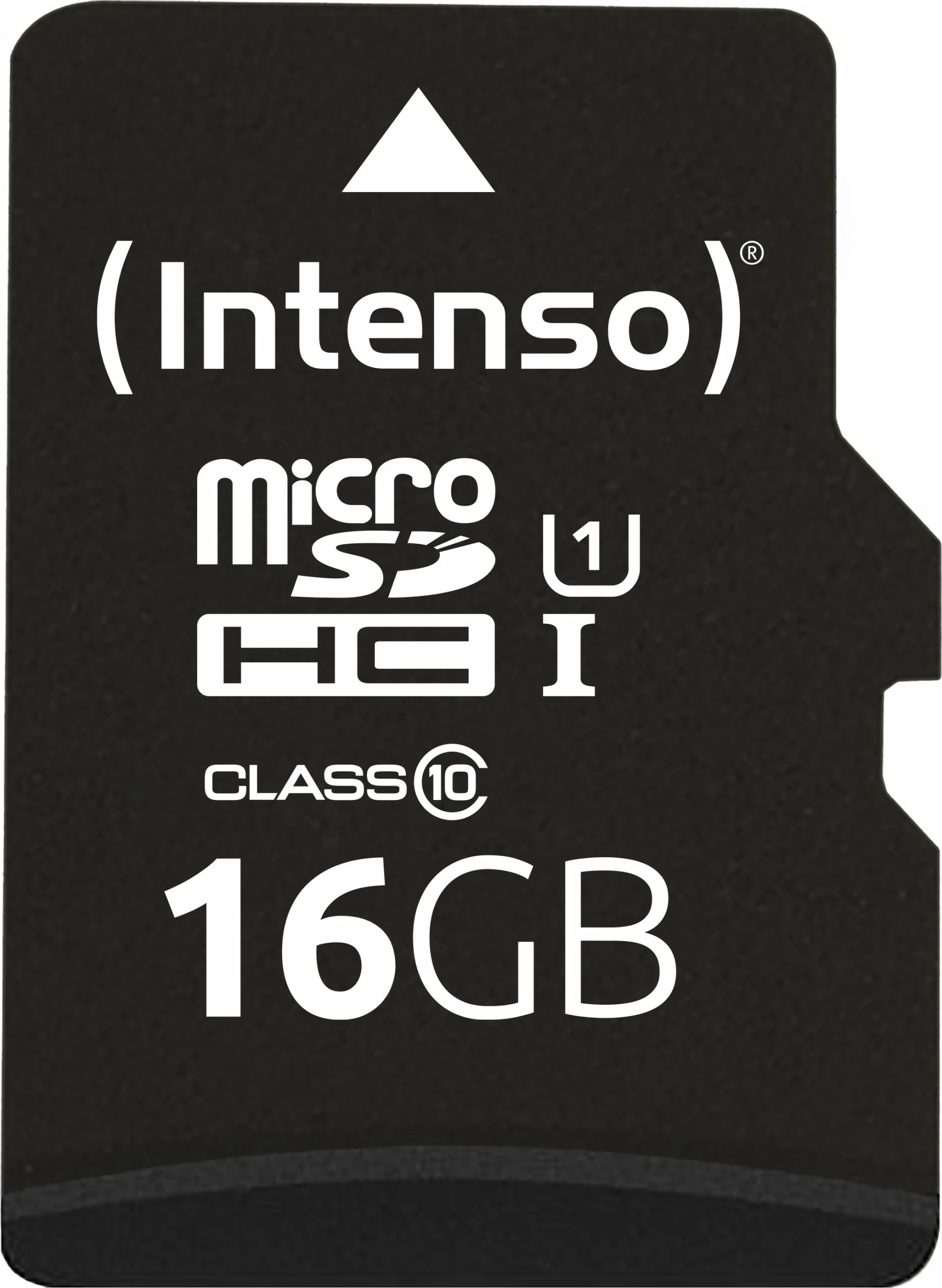 MicroSD kartelë Intenso 16GB Class 10 UHS-I e zezë