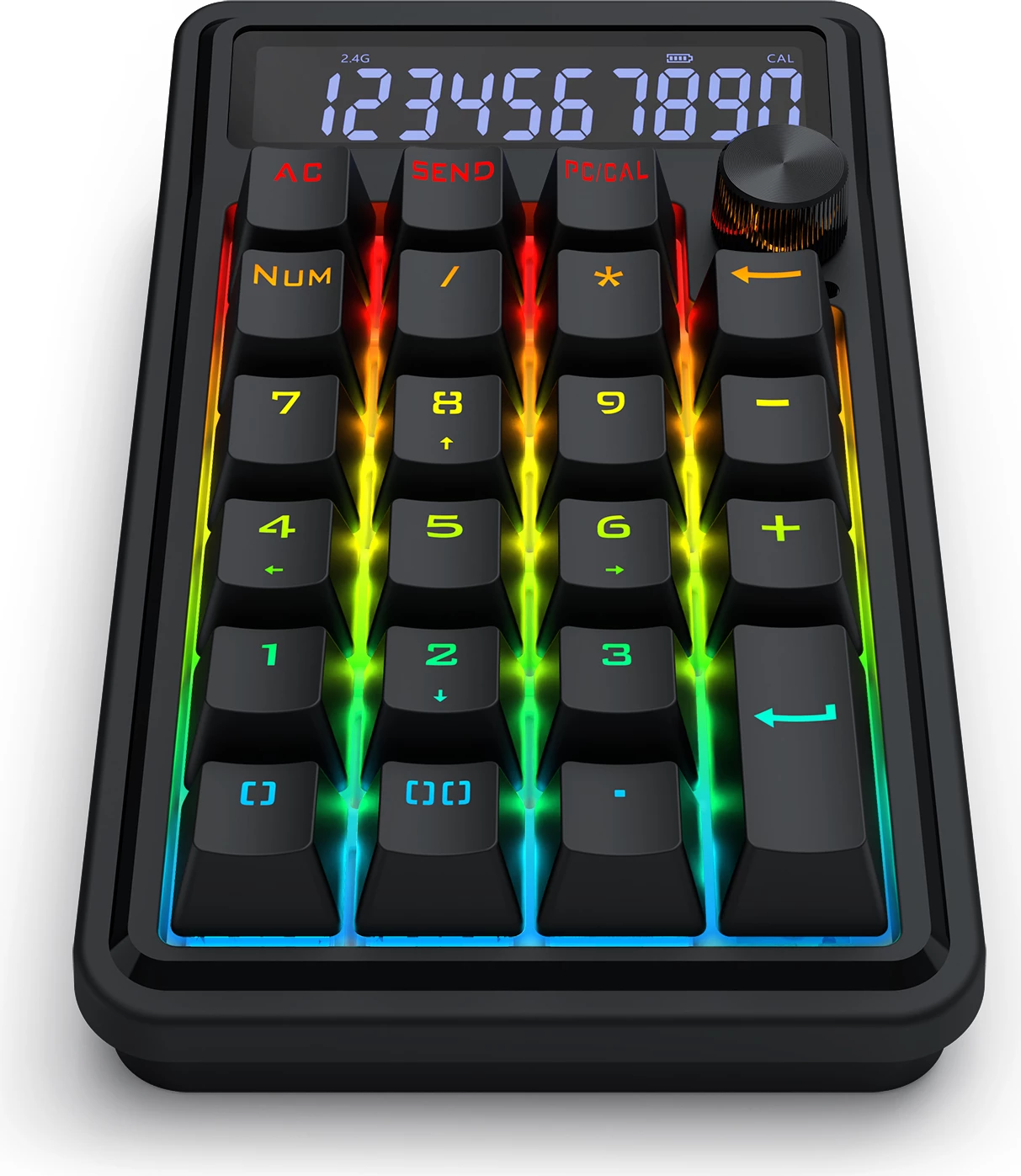 Tastierë numerike mekanike Redragon Cove K733, 22 tasta, USB-C/2.4G/Bluetooth, RGB, e zezë