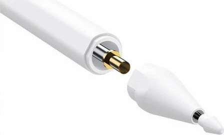 Stilus Baseus Smooth Writing 2 Lite 130mAh, për iPad, karikim USB-C, Palm Rejection, i bardhë, set me majë rezervë + kabllo