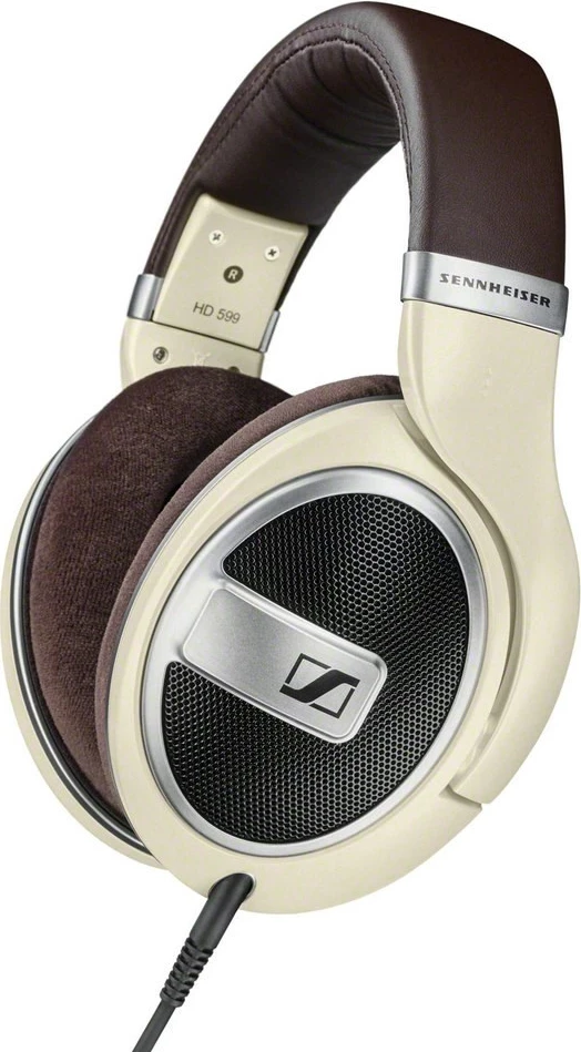 Kufje Sennheiser HD 599 (MPN 506831), kabllo 1.2 m, kafe/ivory