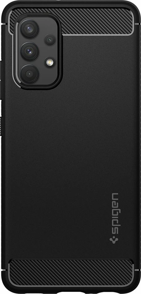 Mbështjellës Spigen Rugged Armor për Samsung Galaxy A52/A52s, Matte Black