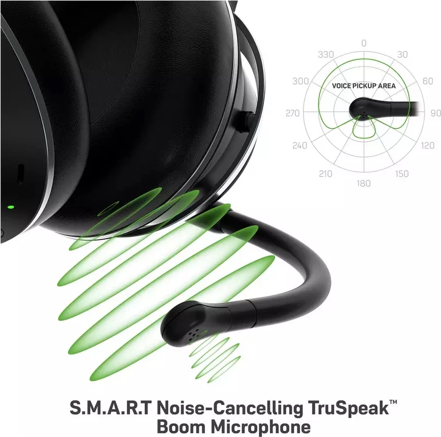 Kufje gaming Turtle Beach Stealth Pro për Xbox, wireless 2.4GHz + Bluetooth, ANC, surround sound, të zeza